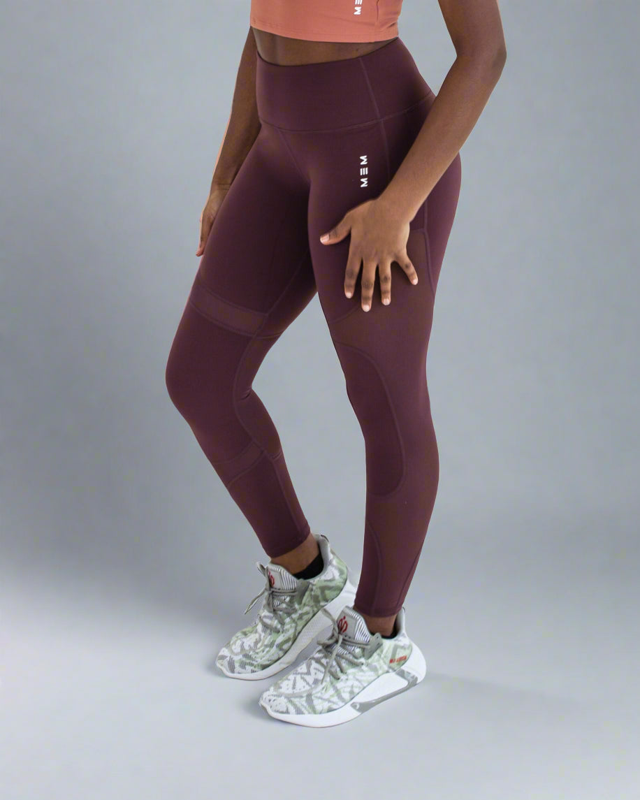 MEM Peak Leggings Dark Purple